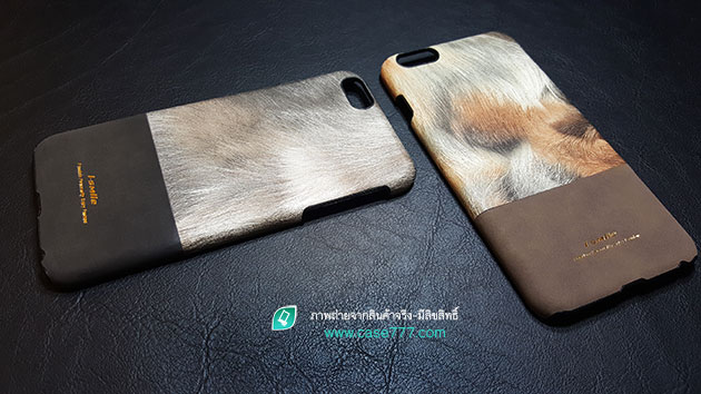 เคส iPhone 6s Plus เพ้นท์สี ลายขนสุนัขจิ้งจอก